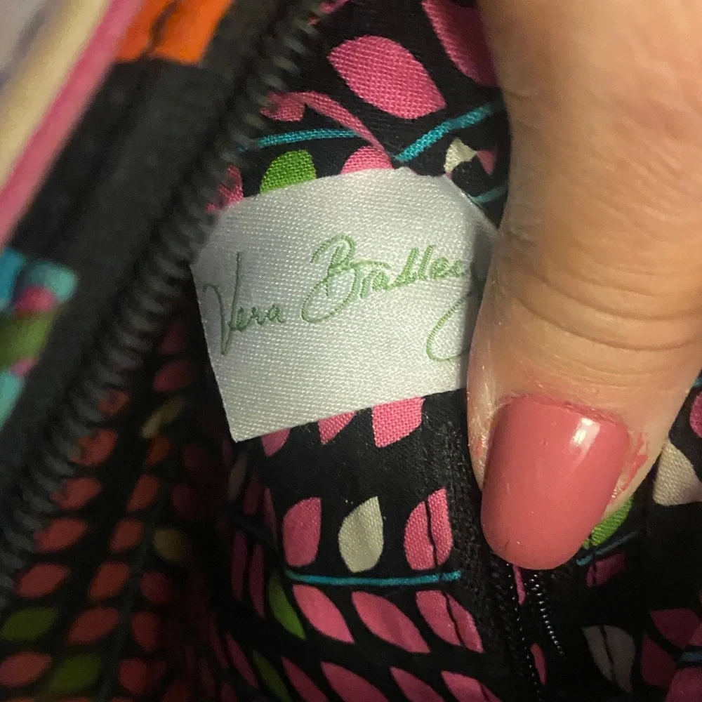 Vera Bradley Pink and Yellow Floral Crossbody Bag